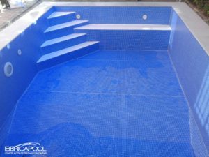 Liner Mosaico azul